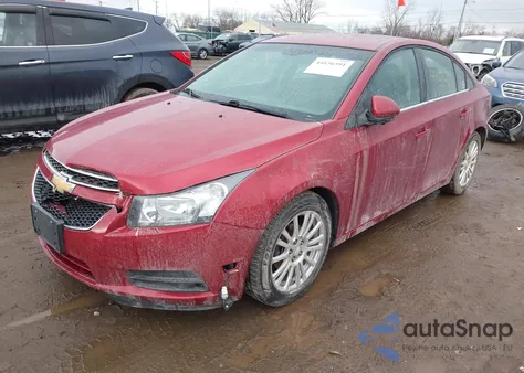 2012 Chevrolet Cruze Eco из США, поврежденный, VIN 1G1PK5SC8C7310964
